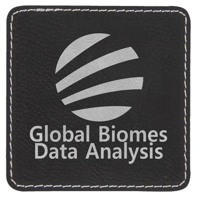 Square Leatherette Patch with Adhesive