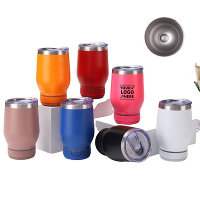 12oz Insulated Tumbler Eggshell Cup W/ Wireless Speaker