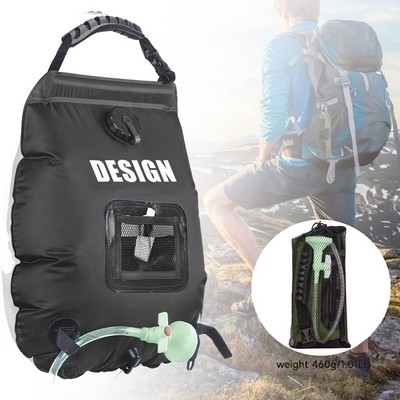 Portable Solar Shower Bag 5 Gallon/20L 2-in-1 Water Tank