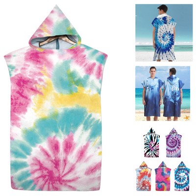 Microfiber Printed Hooded Wearable Towel