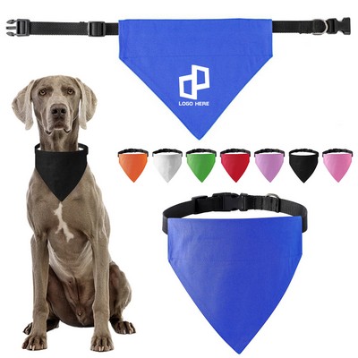 Cotton Dog Bandanna W/ Adjustable Buckle