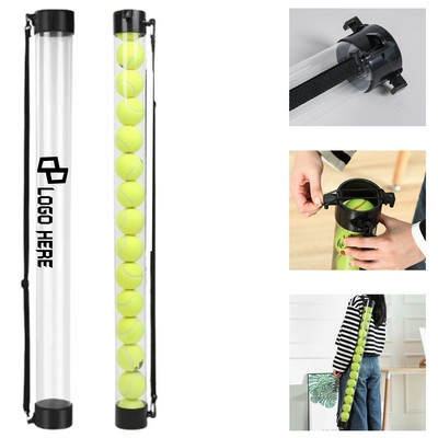 Tennis Ball Packaging Storage Tubes W/ Shoulder Strap