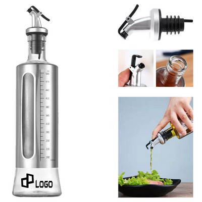 17Oz Leak-Proof Stainless Steel Oil Dispensers Bottle