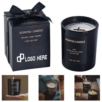 Aromatherapy Candle In Glass Holder W/ Gift Box