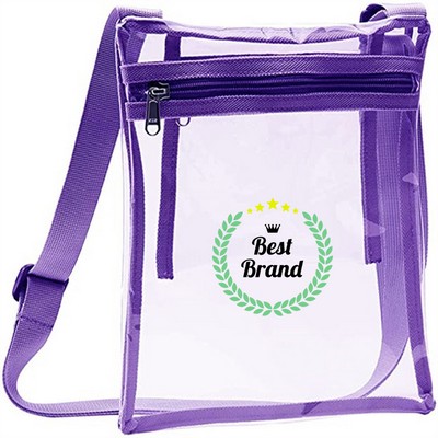 Transparent Makeup Versatile Single-Shoulder Crossbody Bag