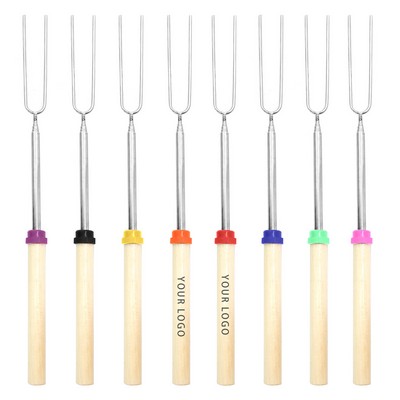 Extendable 32" Long Metal Barbecue Skewers