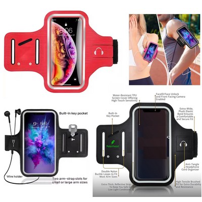 Promotek iBank® Running Sport Armband compatible with iPhone 16, Galaxy Phones & More