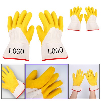 Latex Anti Slip Breathable Protective Gloves(8.7"-9.4")