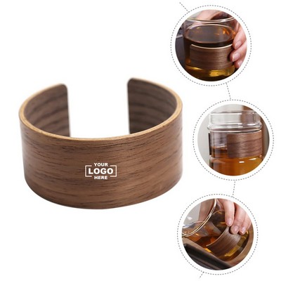 Elegant Wood Cup Holder.