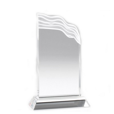 8 1/2" Crystal Wave Trophy