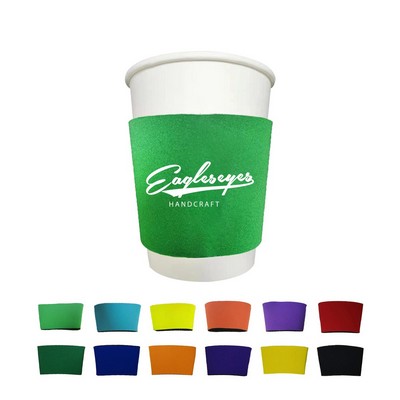 Comfortable Foldable Open-Cell Foam Cup Sleeve