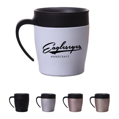 11oz Double-Wall Stainless Steel Coffee Cup