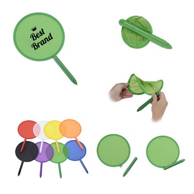 Twistable Breeze Hand Fan With Pen