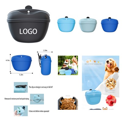 Silicone Portable Pet Training Bag
