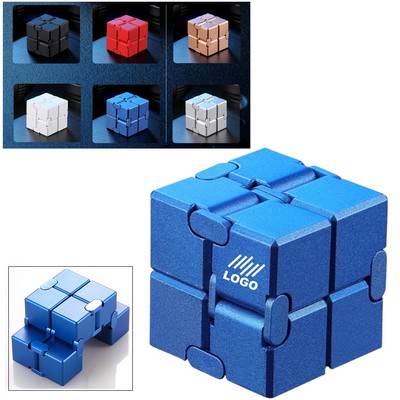 Metal Infinity Cube Finger Toy