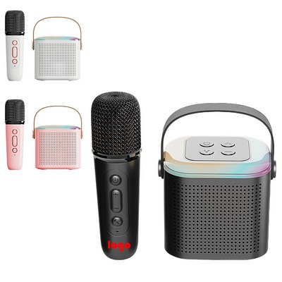 Portable Mini Wireless Microphone And Speaker Set