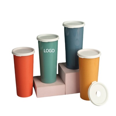 Wheat Straw Minimalist Coffee Cup