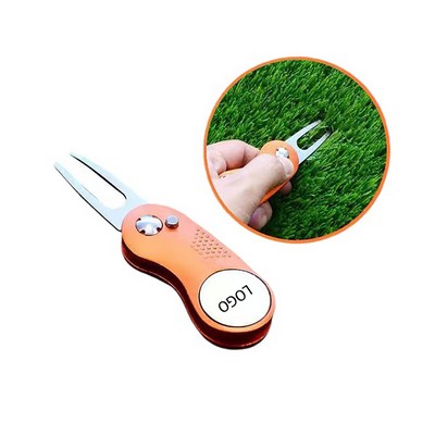 Foldable Golf Divot Repair Tool