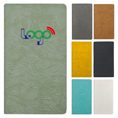 Leather - Bound A6 Daily Planner Notebook