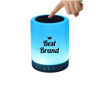 Colorful Touch Controlled Bluetooth Speaker With Light