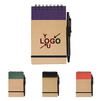 Compact Green Notebook