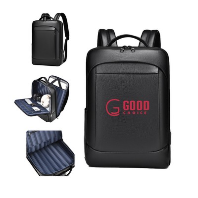 Leather Business Computer Backpack