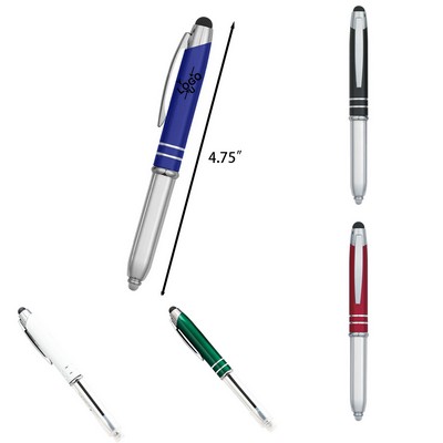 Illuminated Stylus Ink Pen