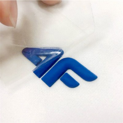 Thick Silicone Heat Transfer Sticker Label with Adhesive Backing