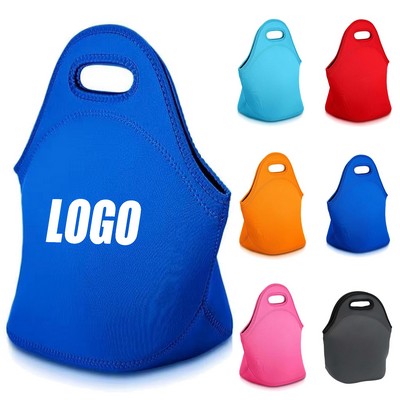 Soft Premium Neoprene Waterproof Insulated Lunch Tote Bag