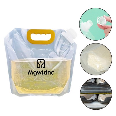 3L Transparent Beer Bag with 33mm Wide Mouth