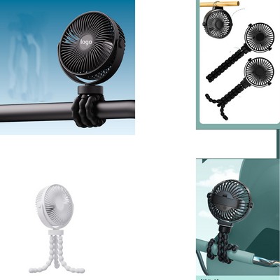 Rechargeable Portable Octopus Usb Fan