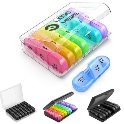 21 Cells 3 Times A Day Pill Organizer
