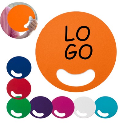 Round Plastic Fans Without Handle