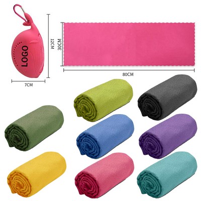 Silicone Quick Dry Microfiber Whale Towel