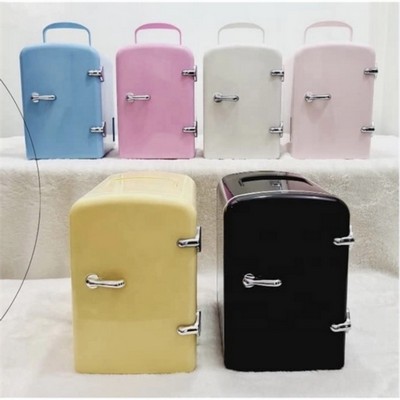 Portable 6-Can Car Fridge Refrigerator