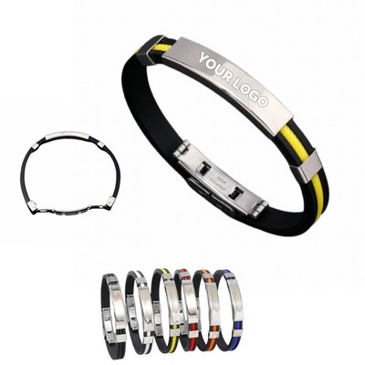MOQ 10 pcs Fashionable Titanium Bracelet