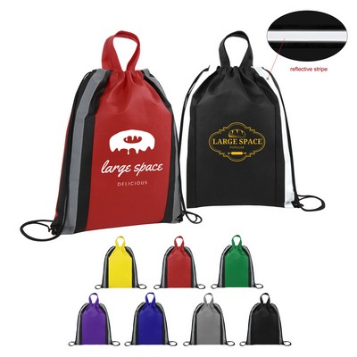 Mini Reflective Cinch Bag