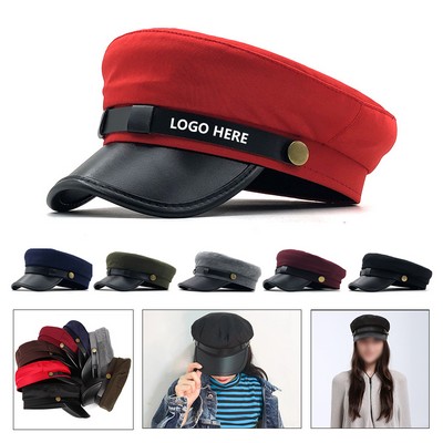 Woolen Eight-Panel Beret