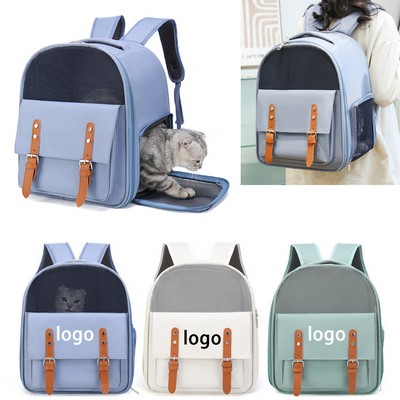 Waterproof Oxford Cloth Pet Carrier Backpack for Cats