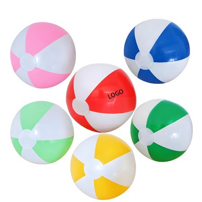 Two Tone PVC Inflatable Beach Ball Water Toy for All Ages