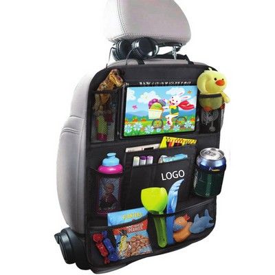 Backseat Organizer with Tablet Holder for Cars