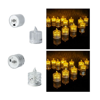 Acrylic Crystal Clear LED Candle