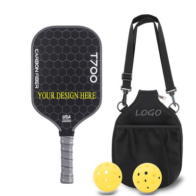 Pickleball Paddle Set With Backpack And 2 Balls
