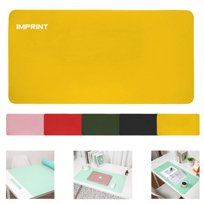 Double-Sided Pu Desk Mouse Pad
