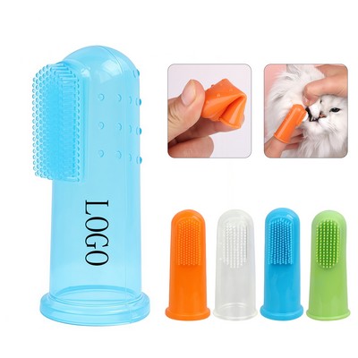 Silicone Pet Finger Toothbrush for Dental Care