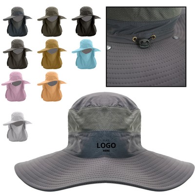 UV Sun Protection Hat with Face Cover & Neck Flap