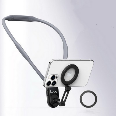 Magnetic Neck Phone Holder for Recording