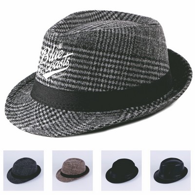 Wool Felt Winter Short Brim Hat