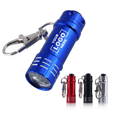 Mini Shine Bright LED Flashlight With Keychain