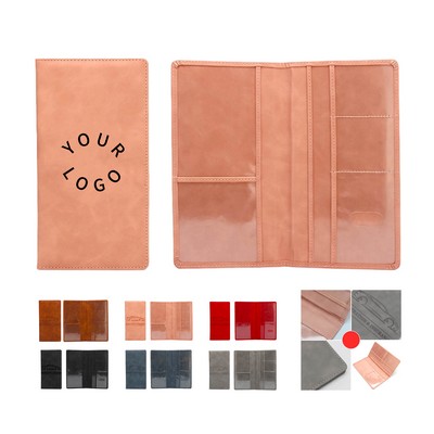 PU Leather Car Insurance Card Organizer Wallet